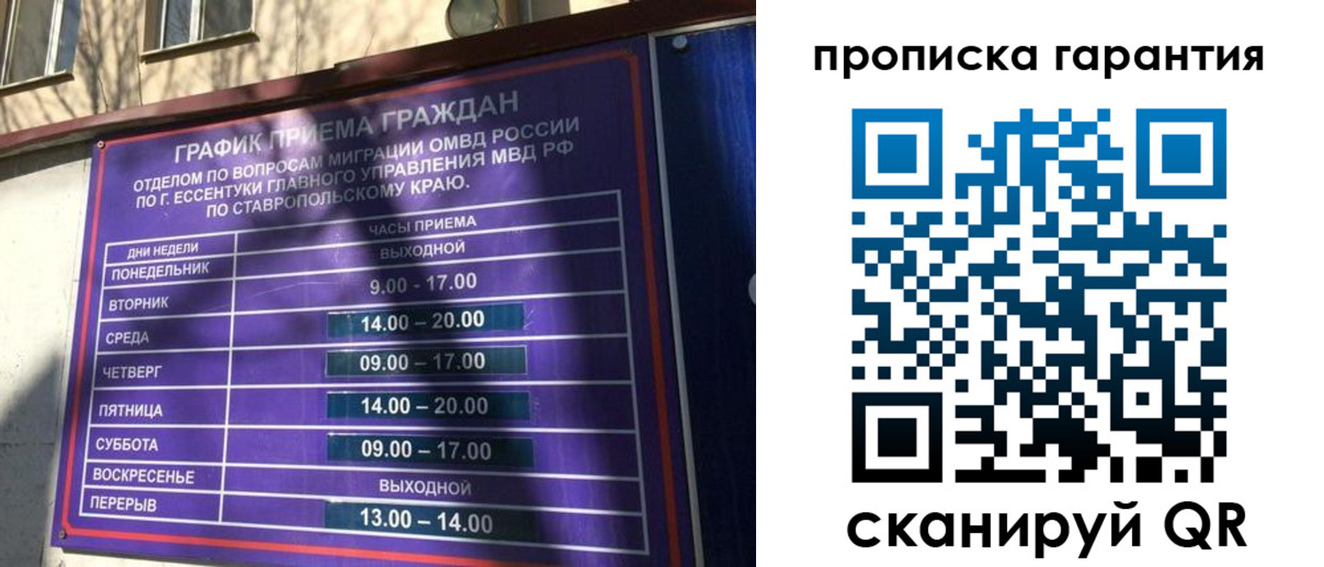 временная регистрация 2025 в Анапе